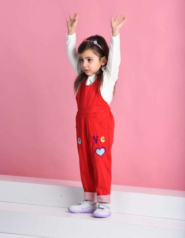 اوفر اطفال مع بلوز من عمر 2 الى 8 سنوات